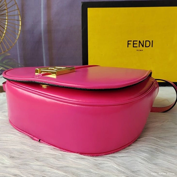 Affordable Rose Calf Medium C'mon Bag In Leather Fendi 0718